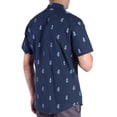 thumbnail image 3 of Visive Mens Big And Tall Short Sleeve Button Shirt, Printed Pineapple Shirts, 3 of 8