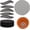 4", variant on Manss Flower Pot Hole Mesh Pad, 4" Rounds Drainage Hole Mesh Pad, Preventing Soil Loss, Anti-Slip, Bonsai Bottom Grid Mat, 100 Pack