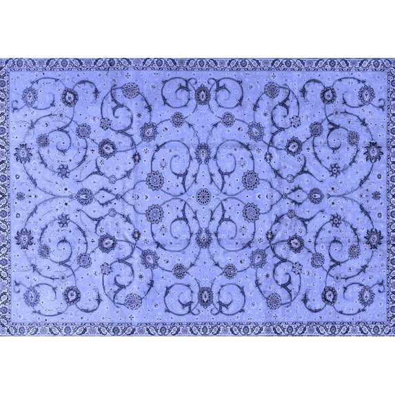 Ahgly Company Indoor Rectangle Persian Blue Traditional Area Rugs, 2' x 4'