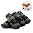 thumbnail image 2 of Botas impermeables para perros con Velcro reflectante, suela antideslizante resistente y antideslizante para exteriores, para perros medianos a grandes 6 yards, 2 of 5