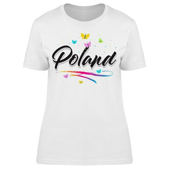 Poland Butterflies T-Shirt Women -Image by Shutterstock, Female Medium