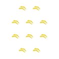 thumbnail image 1 of Jumpingount Paquete de 10 soportes para gafas, puntas de sien, decoración, accesorios para gafas, amarillo Type3 NO3, 1 of 6