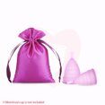 thumbnail image 2 of Bolsa de tela para copa menstrual femenina de silicona médica de alimentaria yeacher Bolso, 2 of 3
