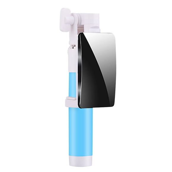 kurtrusly Audio Cable Mini Selfie Stick Rotatable Foldable Portable Extendable Wired Universal Self Stick