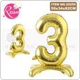 thumbnail image 3 of Globos dorados de 40 pulgadas con números de pie para fiestas, decoraciones para festivales, globos de helio gigantes, suministros para fiestas de cumpleaños, accesorios para fotografías, 3 of 5