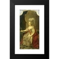 thumbnail image 2 of Benjamin Samuel Bolomey 11x18 Black Modern Framed Museum Art Print Titled - Frederika Sophia Wilhelmina of Prussia (1751-1820), Wife of Prince Willem V (1770), 2 of 5