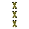 thumbnail image 1 of ZheElen Easy To Wear Over Knee Socks Highly Elastic And Durable Soft And Breathable Wide Application Polyester Easy To Match yellow and black 3Set, 1 of 6