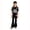 A-Black57, variant on Jamsmile Toddler Girls Athletic Outfits Sets Summer Long Sleeve Tops With Flare Pants Soft 2 Piece Girls Football Tracksuits