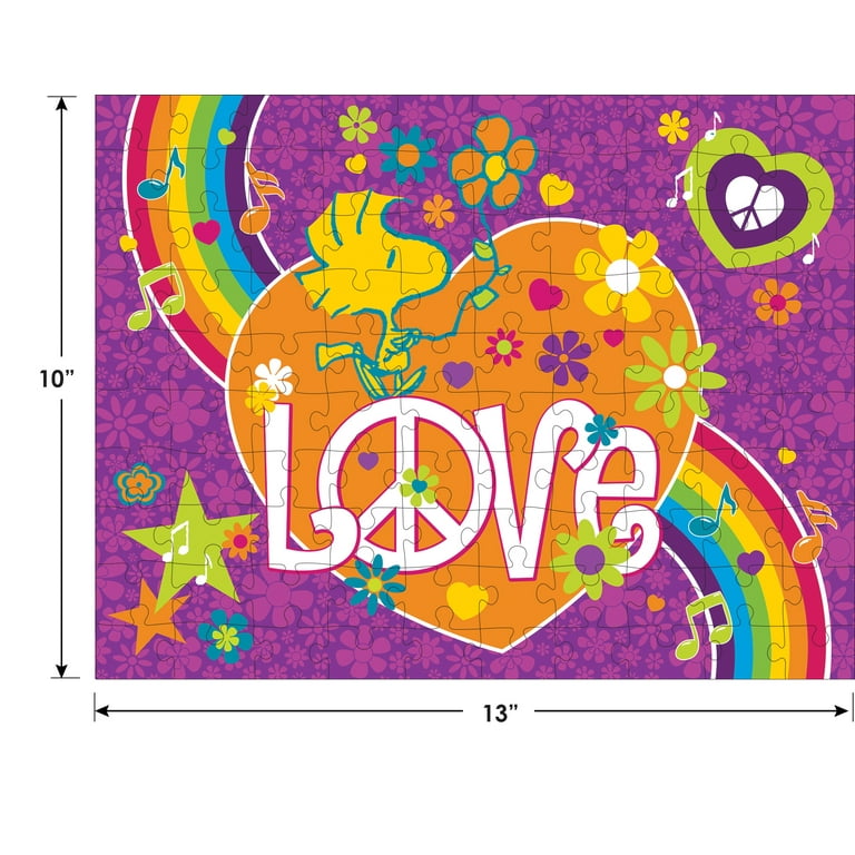 Cra-Z-Art Peanuts 100-Piece Woodstock Love Jigsaw Puzzle - Walmart.com