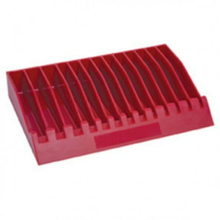 Lisle 40490 PLIERS & WRENCH RACK RED