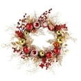 thumbnail image 5 of Christmas Decorative Wreath – 18-Inch Artificial Garland with Winter Berries, Holly Leaves & Spruce for Front Door, Fireplace & Holiday Decor, 5 of 5