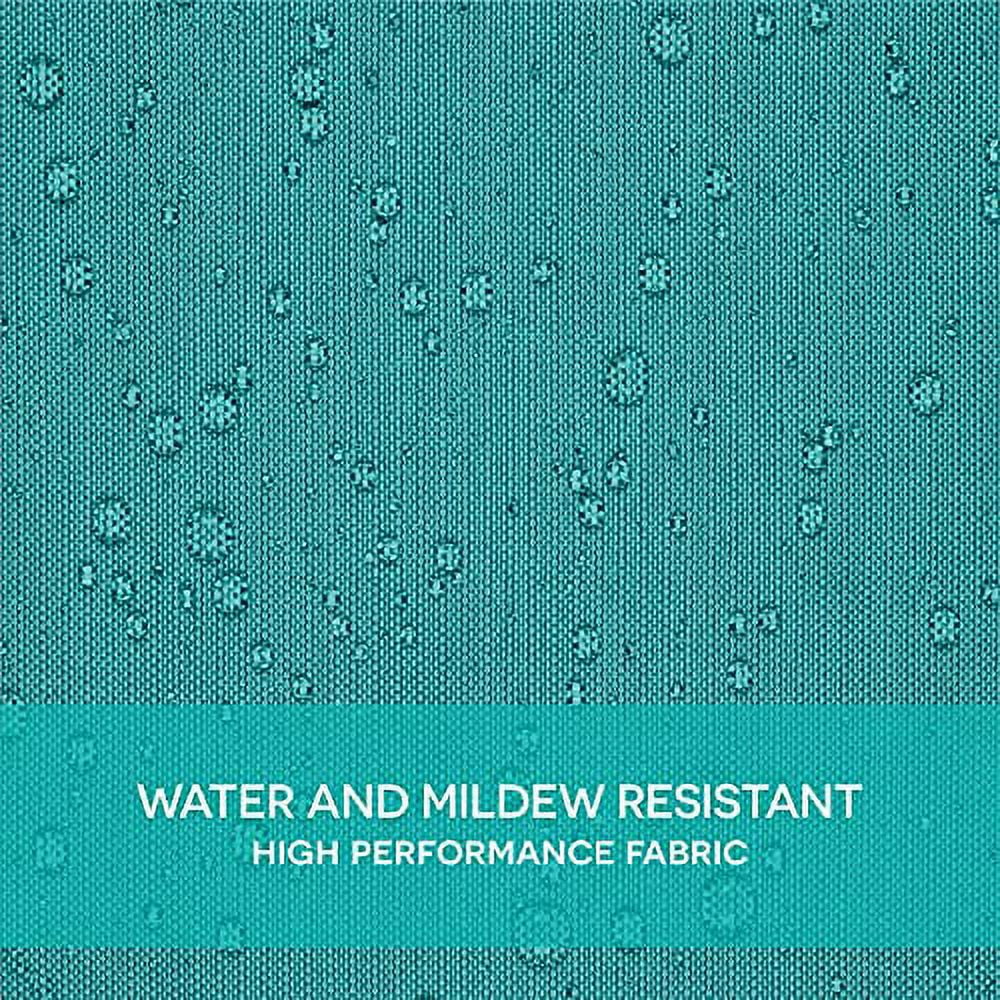 Exclusive Home Biscayne Indoor/Outdoor Two Tone Textured Grommet Top Curtain Panel Pair, 54"x96", Dark Teal