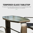 thumbnail image 5 of Domi 4-Seat Outdoor Glider Benches with Canopy, Retro Metal Glider Chair with Aluminum Frame, Patio Swing Chair for Outside,Garden,Lawn, 5 of 9