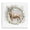 Winter Deer Wreath, variant on Stupell Industries Farmhouse Home For Christmas Phrase Brown Floating Frame Canvas Art, 18 x 18, by Silvia Vassileva