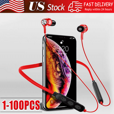 Waterproof Bluetooth 5.0 Stereo Sport Wireless Headphones in Ear Headset lot USA