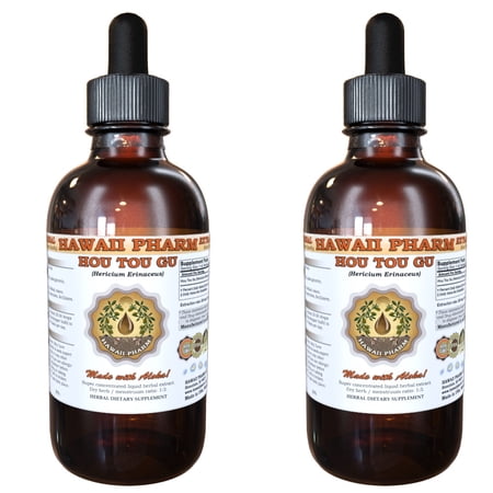 Hou Tou Gu (Hericium Erinaceus) Tincture, Dried Mushroom Liquid Extract, Monkey Head Mushroom, Herbal Supplement 2x4 oz