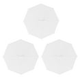 thumbnail image 1 of 3 Pcs Couvercles de Tasse en Silicone Étanches Design Parapluie (Blanc), 1 of 8