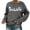 Grey, variant on Christmas Believe Sweatshirts for Women 2025 Long Sleeve Crewneck Graphic Sweatshirt Holiday Pullover Tops