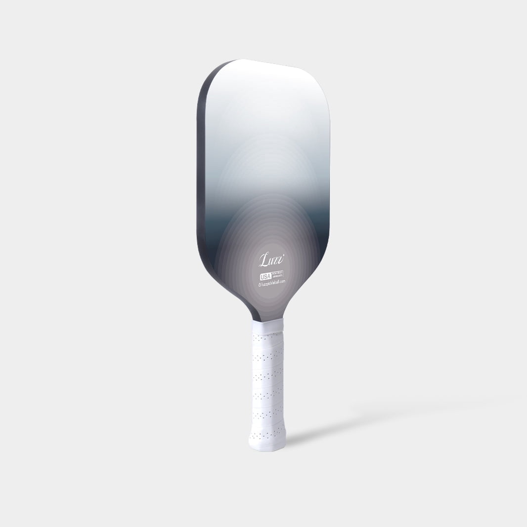 Luzz Pickleball Paddle Carbon Fiber Frameless T700 Raw Thermoformed Intermediate Advanced Racket(14mm) Fog