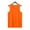Orange, variant on Asxite Toddler Tank Top Solid Color Sleeveless Crew Neck Breathable Active Summer Blouses 5-15Y
