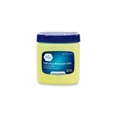 MEDPRIDE 100% Pure Petroleum Jelly Tub 8 Ounce – Large Moisturizer for Dry Skin, Rashes, Burns, Wounds, Chapped Lips