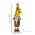 thumbnail image 2 of Clearance!Standing Fall Gnomes 15 Inch Scandinavian Tomte Plush with Sunflower, Butterfly, Maple Leaf, Berry Decoration Thanksgiving Elf Dwarf Figurines Autumn Harvest Tabletop Decor, 2 of 4