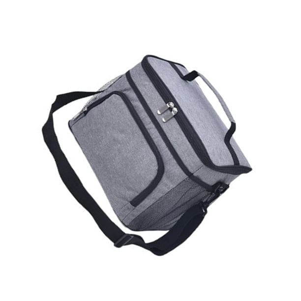 Sonducket Bolsa de almuerzo de papel de aluminio, bolsas térmicas para alimentos, almacenamiento de Picnic aislado, gran capacidad, contenedor de viaje Bolsas de mensajero y de hombro Gris Sonducket AP012493-01