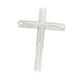 thumbnail image 4 of Piezas de fijación de la base cruzada para sombrilla colgante lateral, accesorio de repuesto para sombrilla Blanco, 4 of 8