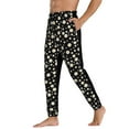 thumbnail image 3 of Kdxio Daisy Pattern Joggers,Sweatpants for Men with Pockets-Large, 3 of 5