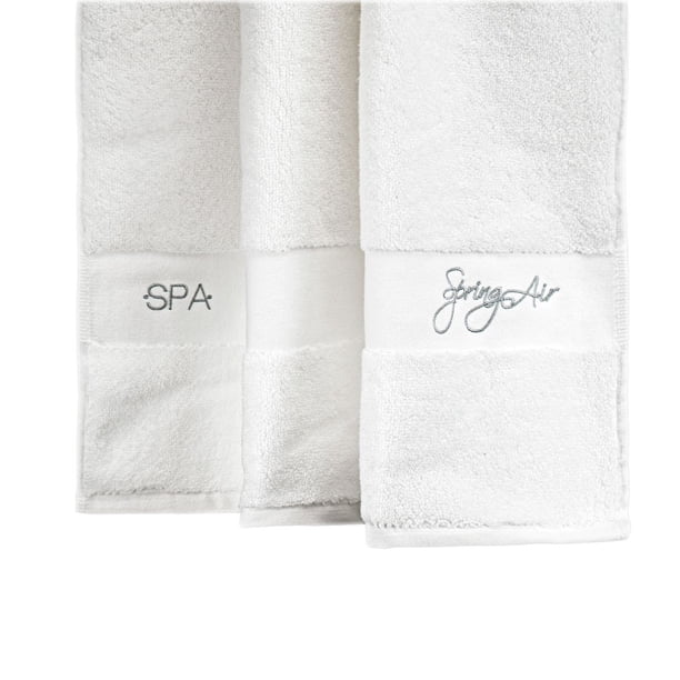 Toalla Baño Grande Spring Air 90x170cm Algodón Ultra Suave. - Blanco - Liso