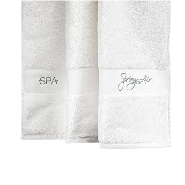 Toalla Baño Grande Spring Air 90x170cm Algodón Ultra Suave. - Blanco - Liso