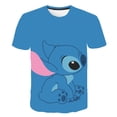 thumbnail image 2 of Camisetas de punto para niños y niñas, camisetas de manga corta con dibujos animados bonitos para niños, camisetas casuales de moda para niños de 1 a 14 años, ropa 7T Gao Jinjia LED, 2 of 2