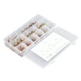thumbnail image 4 of 100PCS Spring Hose Clamps Manganese Steel Color Galvanizing Spring Clip Pipe Clamp Assortment Kit, 4 of 5