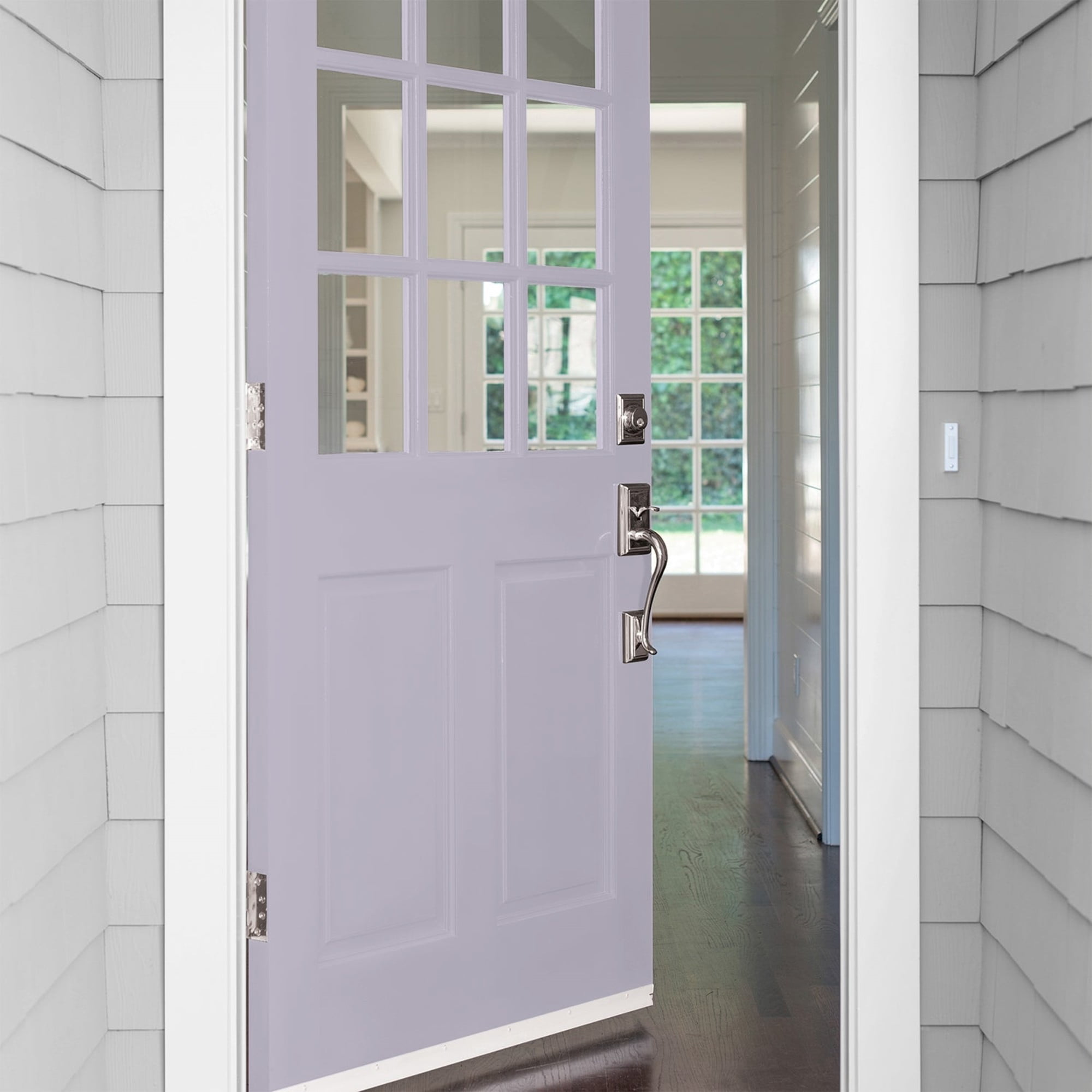 Glidden HEP Cloudberry / Purple Satin Exterior Paint with Primer, 1 Quart