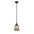 thumbnail image 7 of 201S-PC-G146-Innovations Lighting-Chatham - 1 Light Stem Hung Mini Pendant In Art Deco Style-8 Inches Tall and 7 Inches Wide-Polished Chrome, 7 of 7