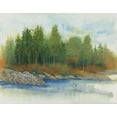 thumbnail image 2 of OToole, Tim 24x20 White Modern Wood Framed Museum Art Print Titled - From the Banks I, 2 of 4