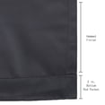 thumbnail image 3 of Your Chair Covers - 52 X 84 Inch Blackout Polyester Curtains with Grommets Black - 2 Panels, 3 of 3