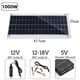 thumbnail image 4 of Panel Solar de 1000W, 12V, célula Solar, controlador de 10A-100A, Kit de placa Solar para teléfono, RV, coche, caravana, casa, Camping, batería al aire libre, 4 of 4