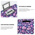 thumbnail image 5 of Balery Luggage Cover mushroom rainbow color Skull Print Suitcase Covers for Luggage Elastic Washable Suitcase Protector Fits 18-32 Inch Luggage-X-Large, 5 of 9