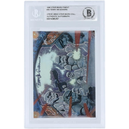 Terry McGovern Star Wars Autographed 1996 Topps #30 BAS Authenticated Card