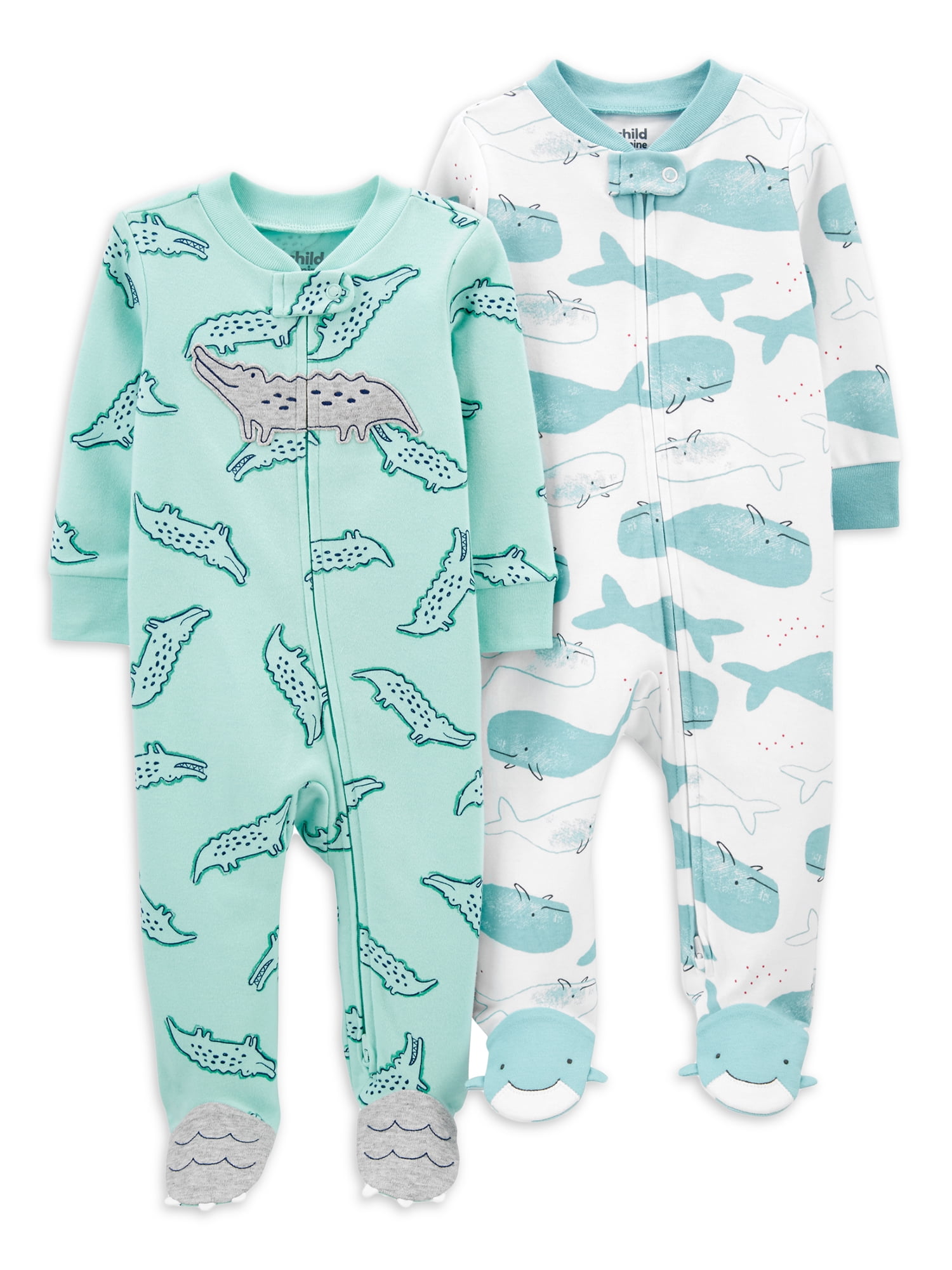 Carter's Child of Mine Newborn Baby Boys Interlock Cotton Sleep N' Play