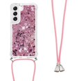 thumbnail image 4 of Funda FOXDOCK para Samsung Galaxy S21 con Cuerda Ajustable, Brillo Líquido, Protección Antigolpes y Lente – Ideal para Regalo, 4 of 6