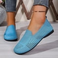 thumbnail image 2 of Rvasteizo Womens Breathable Mesh Pull-On Shoes Lightweight Flat Summer, 2 of 5