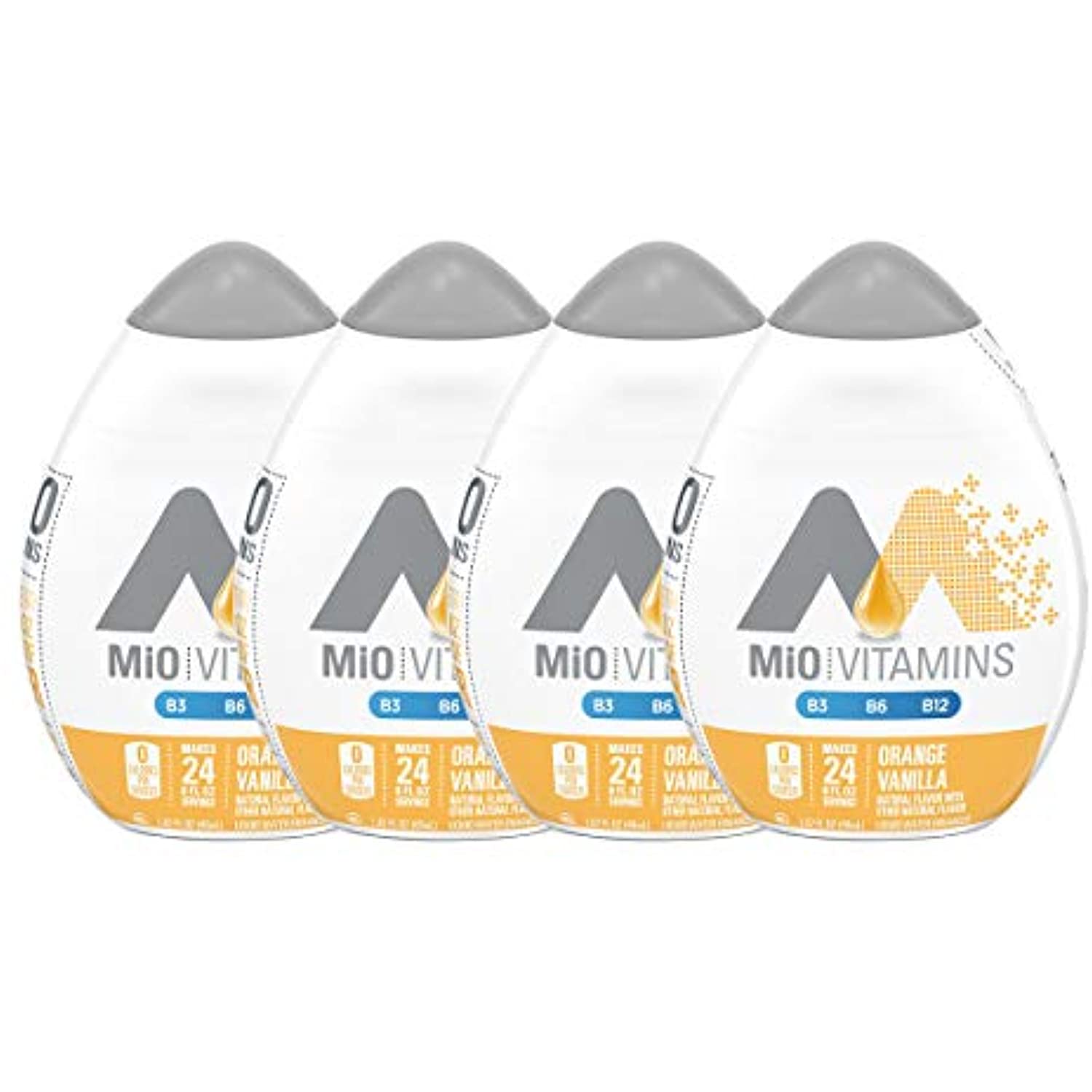 Mio Energy Liquid Water Enhancer, Orange Vanilla (Pack Of 4)