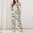 thumbnail image 2 of Sikiie Vintage Moon Fox Pajamas for Women Set, Womens Pajama Sets, Lounge Sets for Women, 2pjs for Women-X-Large, 2 of 7