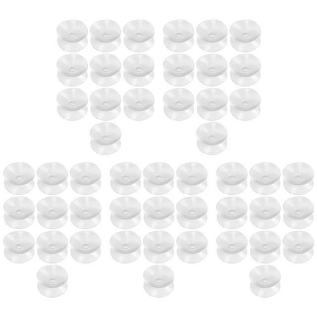 50 Uds. Ventosas de Doble Cara - Ventosas para Vidrio, Plástico - 30 mm de