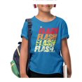 thumbnail image 3 of Playera Fan Army The Flash Talla 10 manga corta azul turquesa, 3 of 4