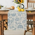 thumbnail image 5 of Table Runner Light Blue Pastoral Flowers Table Decoration for Kitchen Dinning Farmhouse Floral Table Decoration for Indoor Outdoor Party Wedding Decor 13x90 Inch, 5 of 7