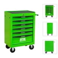 thumbnail image 3 of Noble House 6-Drawer Mobile Steel Tool Organizer with Key Lock, Ball Bearing Slide Storage Cabinet Box, Green, 3 of 12