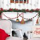 thumbnail image 5 of Decorado con adornos para árbol de Navidad, 2 piezas de guirnalda de cuentas de madera estilo granja, 5 of 5